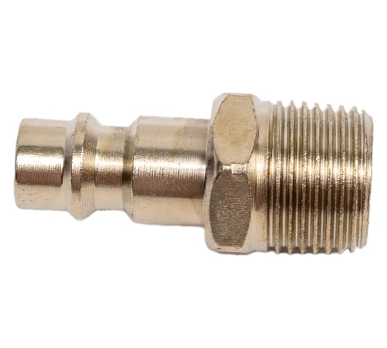 Изображение товара Штуцер быстросъемный 10 шт, рапид EURO папа – наружная резьба M3/8" Pegas pneumatic 3109