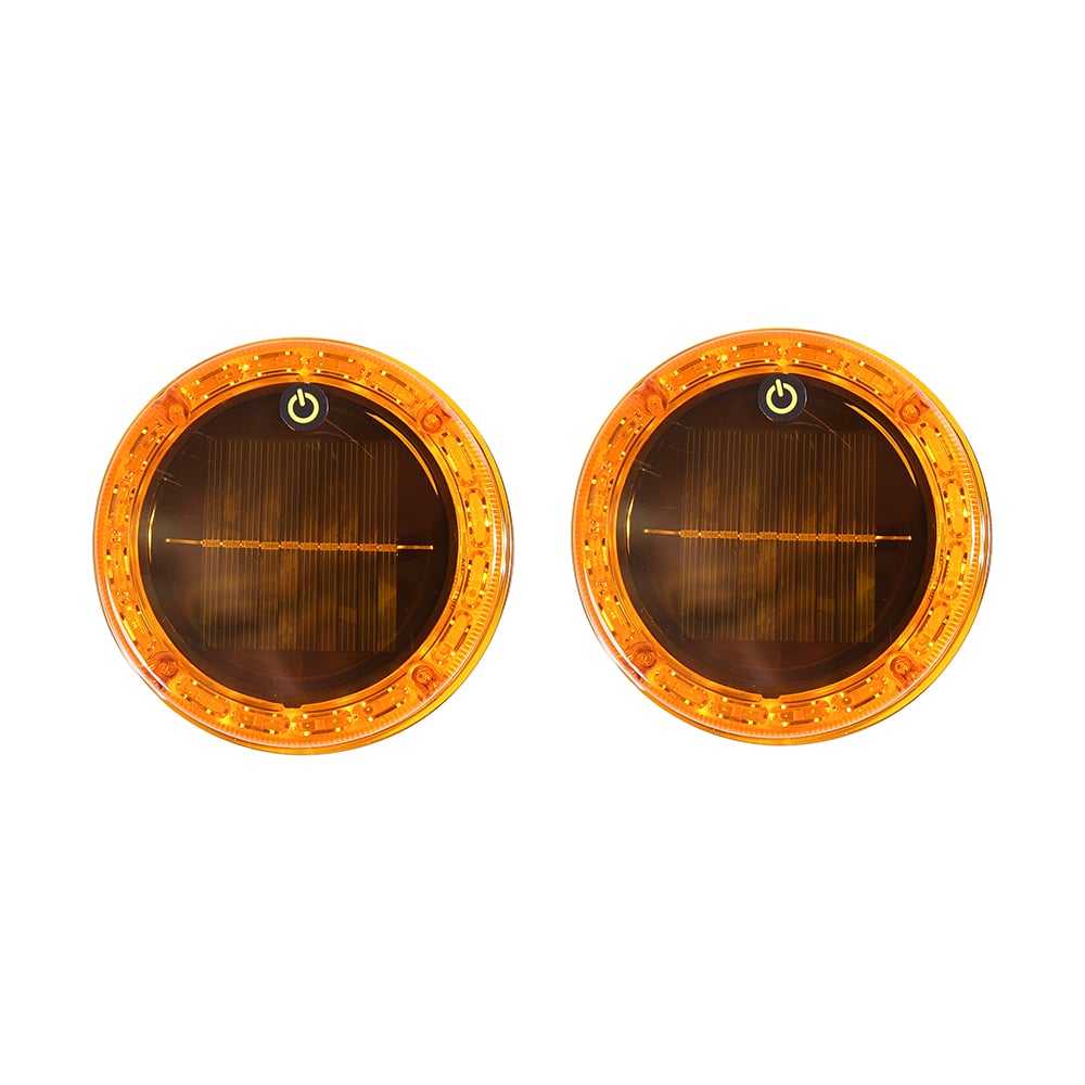 Изображение товара Маяк Крал на солнечной батарее мигалка желтая 105 мм магнитная