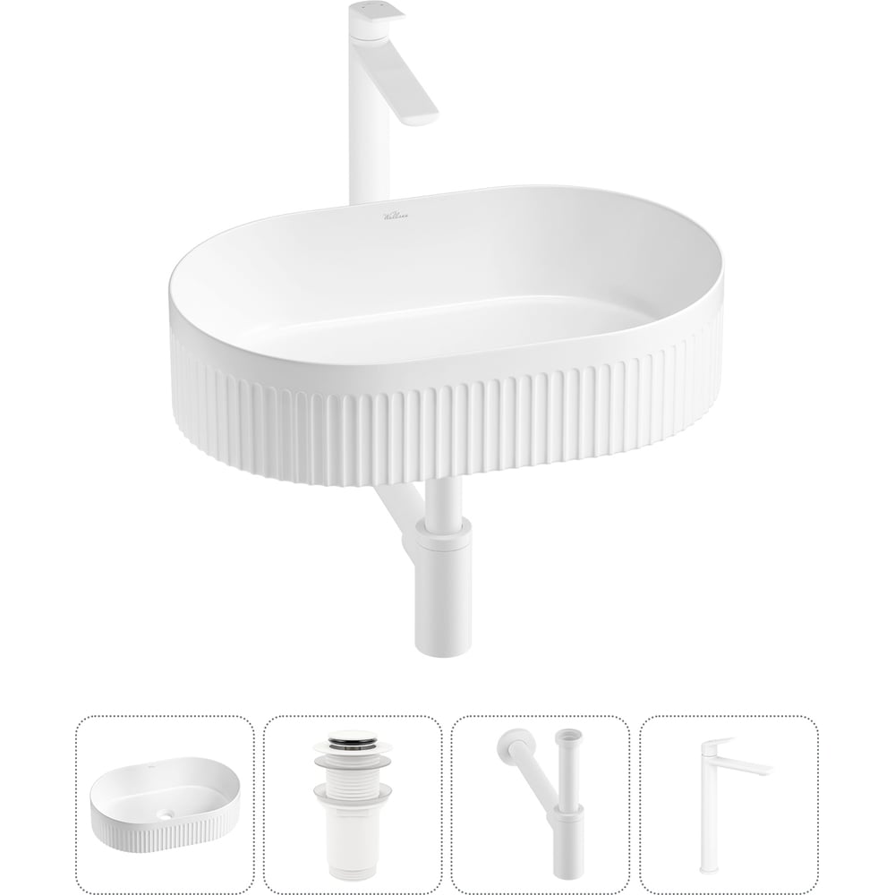 Изображение товара Акционный набор Wellsee 4 в Festive Fox 2.0 накладная раковина 50x32 см 20213789R