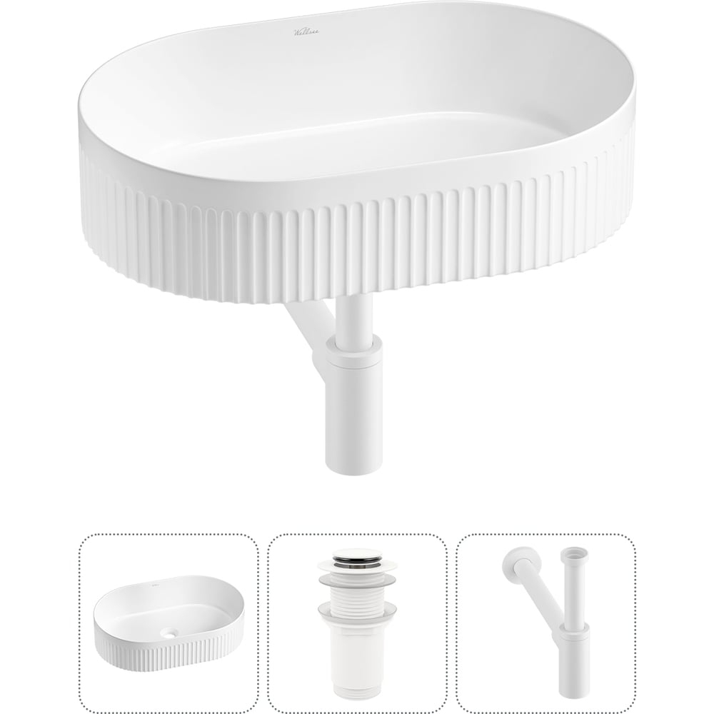 Изображение товара Акционный набор Wellsee 3 в Festive Fox 2.0 накладная раковина 50x32 см 20213785R