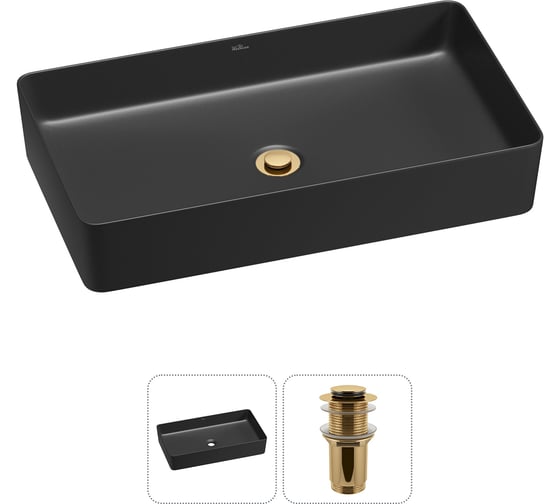 Изображение товара Акционный набор Wellsee 2 в FreeDom 2.0 накладная раковина 60x34 см 20214569R