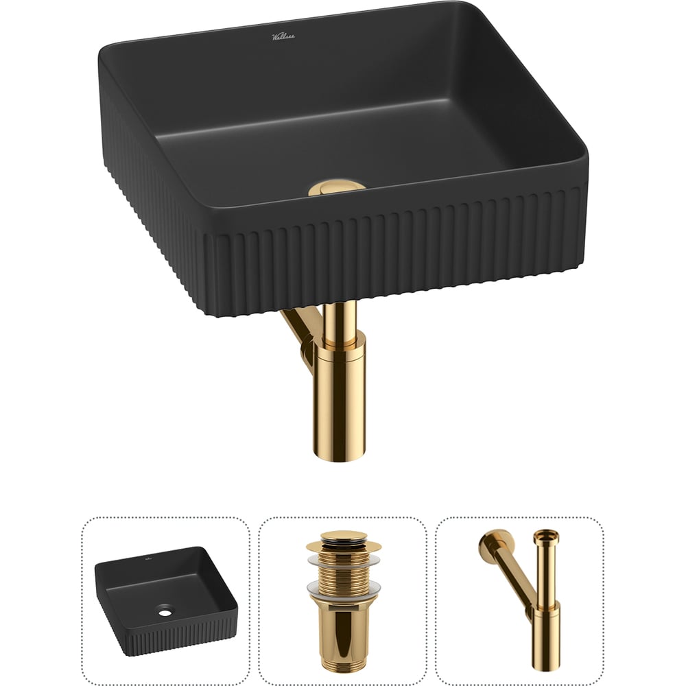 Изображение товара Акционный набор Wellsee 3 в Festive Fox 2.0 накладная раковина 40x40 см 20213731R