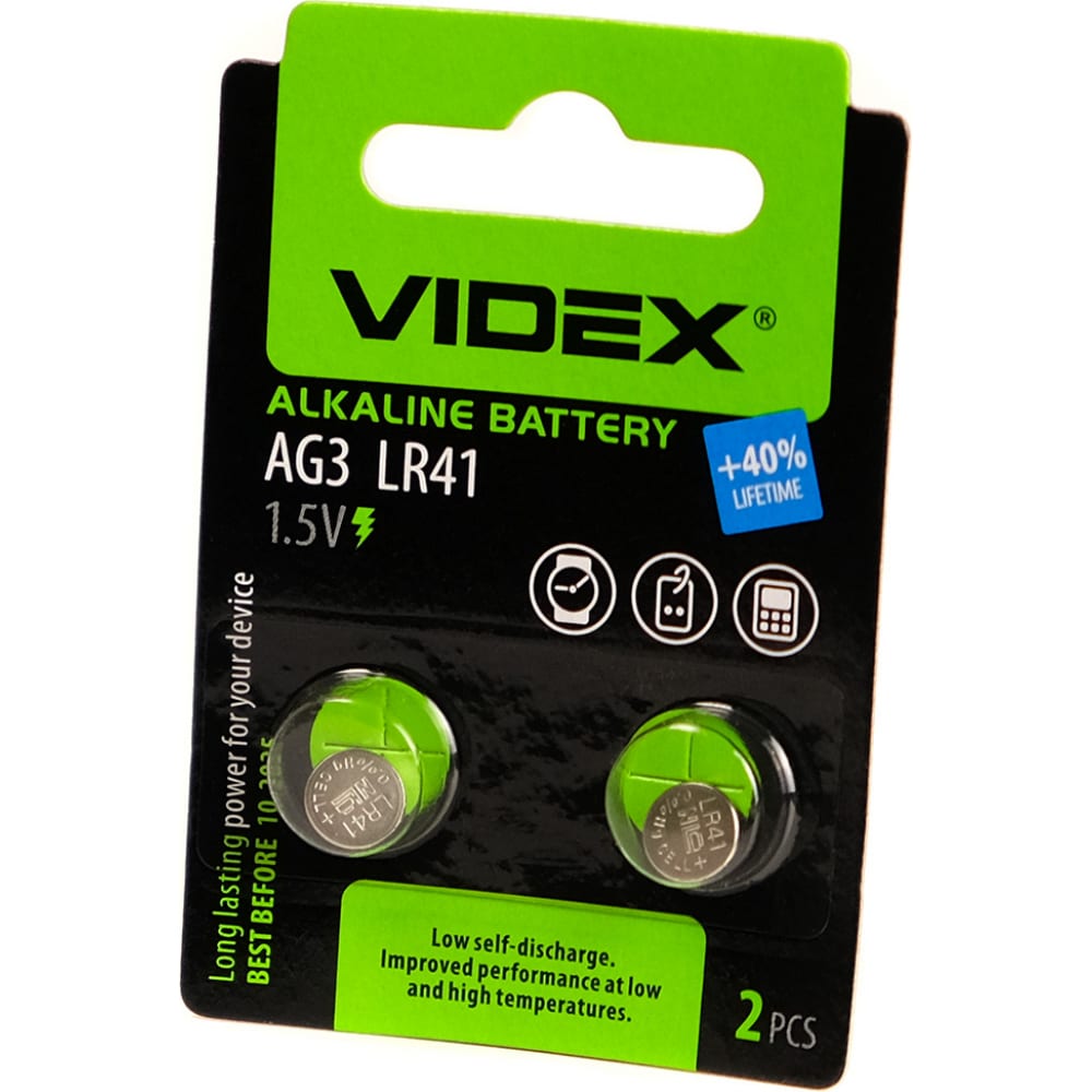 Щелочная-алкалиновая батарейка Videx батарейка rexant lr41 ag3 lr736 g3 192 gp92a 392 sr41w 30 1038 10 штук