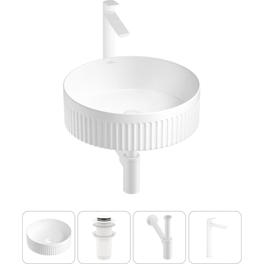 Изображение товара Акционный набор Wellsee 4 в Festive Fox 2.0 накладная раковина 40x40 см 20213477R