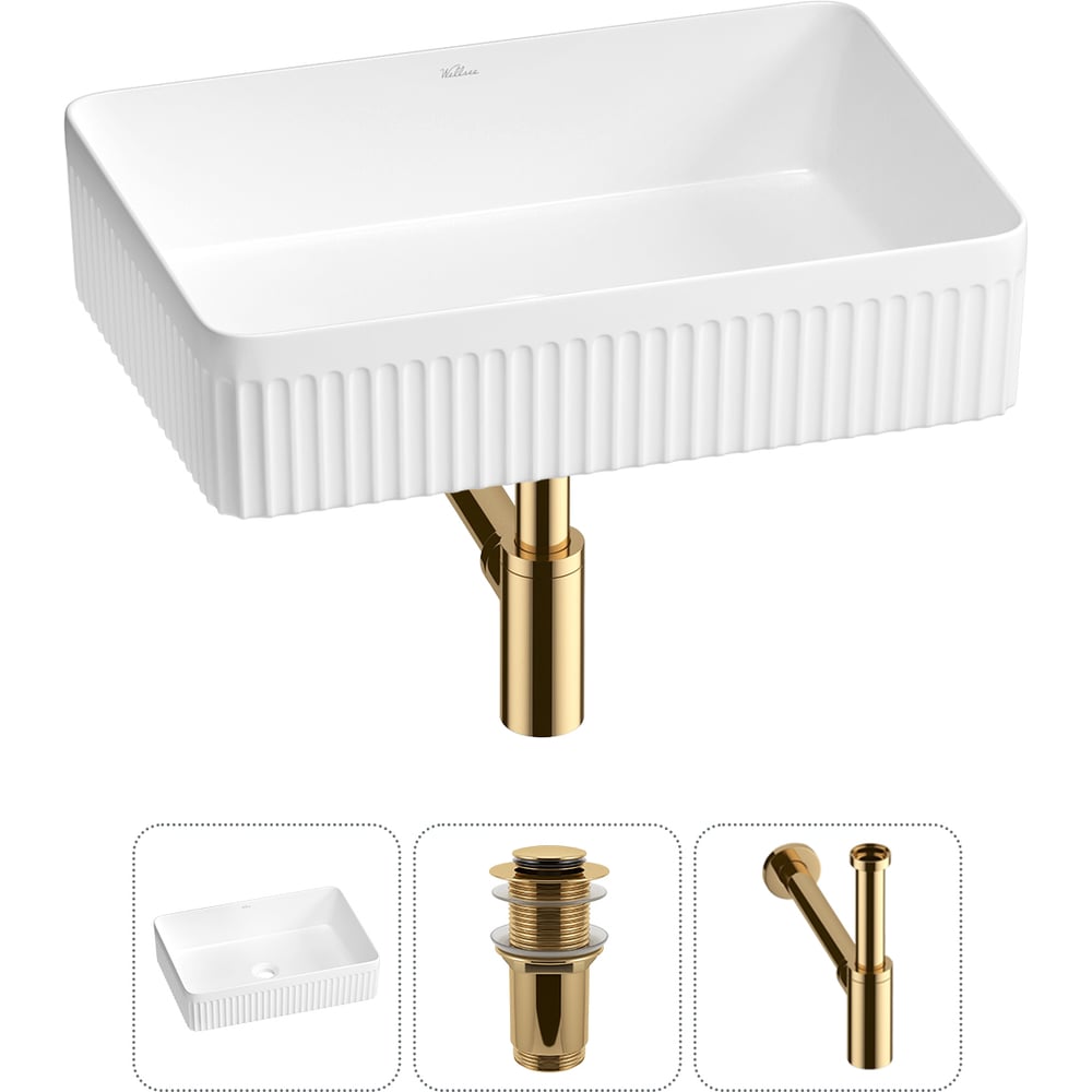 Изображение товара Акционный набор Wellsee 3 в Festive Fox 2.0 накладная раковина 50x35 см 20213520R