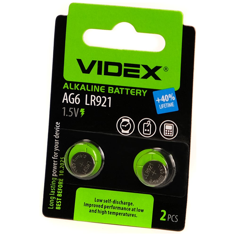 Щелочная-алкалиновая батарейка Videx батарейка lr920 minamoto ag6 lr920 10bl 10 штук