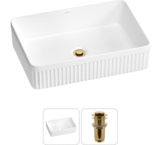 Изображение товара Акционный набор Wellsee 2 в Festive Fox 2.0 накладная раковина 50x35 см 20213516R