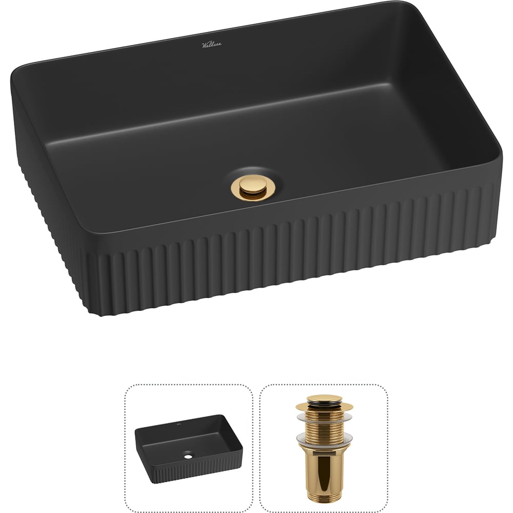 Изображение товара Акционный набор Wellsee 2 в Festive Fox 2.0 накладная раковина 50x35 см 20213756R