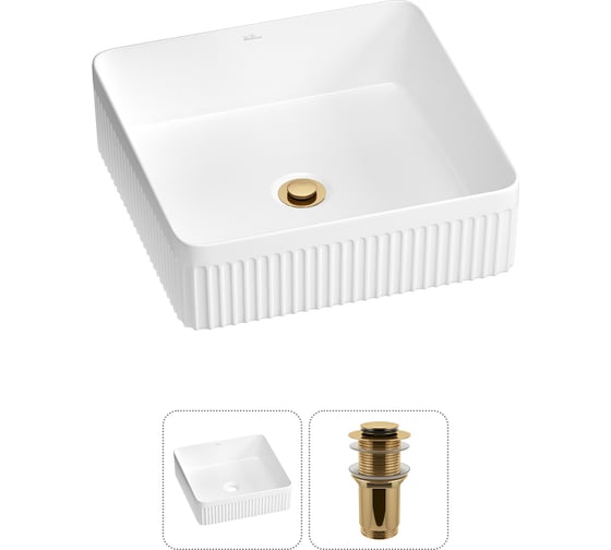 Изображение товара Акционный набор Wellsee 2 в Festive Fox 2.0 накладная раковина 36x36 см 20213484R