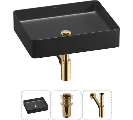 Изображение товара Акционный набор Wellsee 3 в FreeDom 2.0 накладная раковина 51x40 см 20214524R