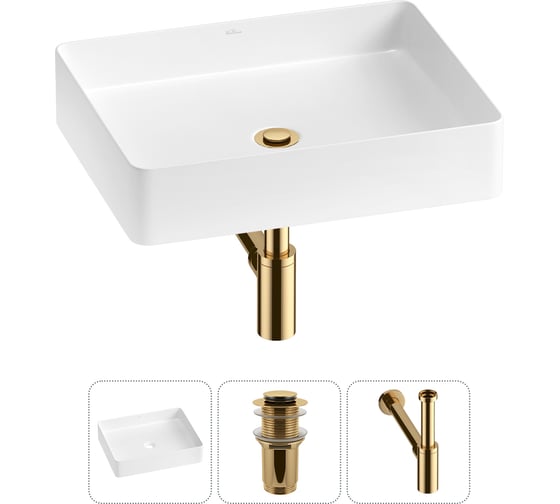 Изображение товара Акционный набор Wellsee 3 в FreeDom 2.0 накладная раковина 51x40 см 20214493R