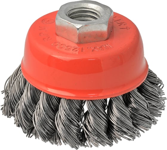 Изображение товара Щетка чашечная (65 мм; крученая проволока 0.5 мм) для УШМ SCH.W.ERT 4001032