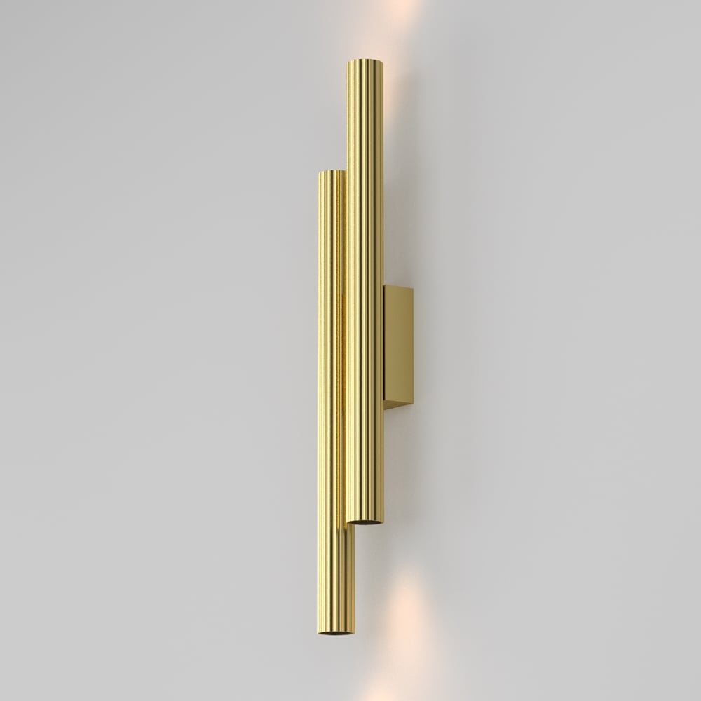 Изображение товара Настенный светильник Maytoni C082WL-24W2.7K-BS с двумя плафонами