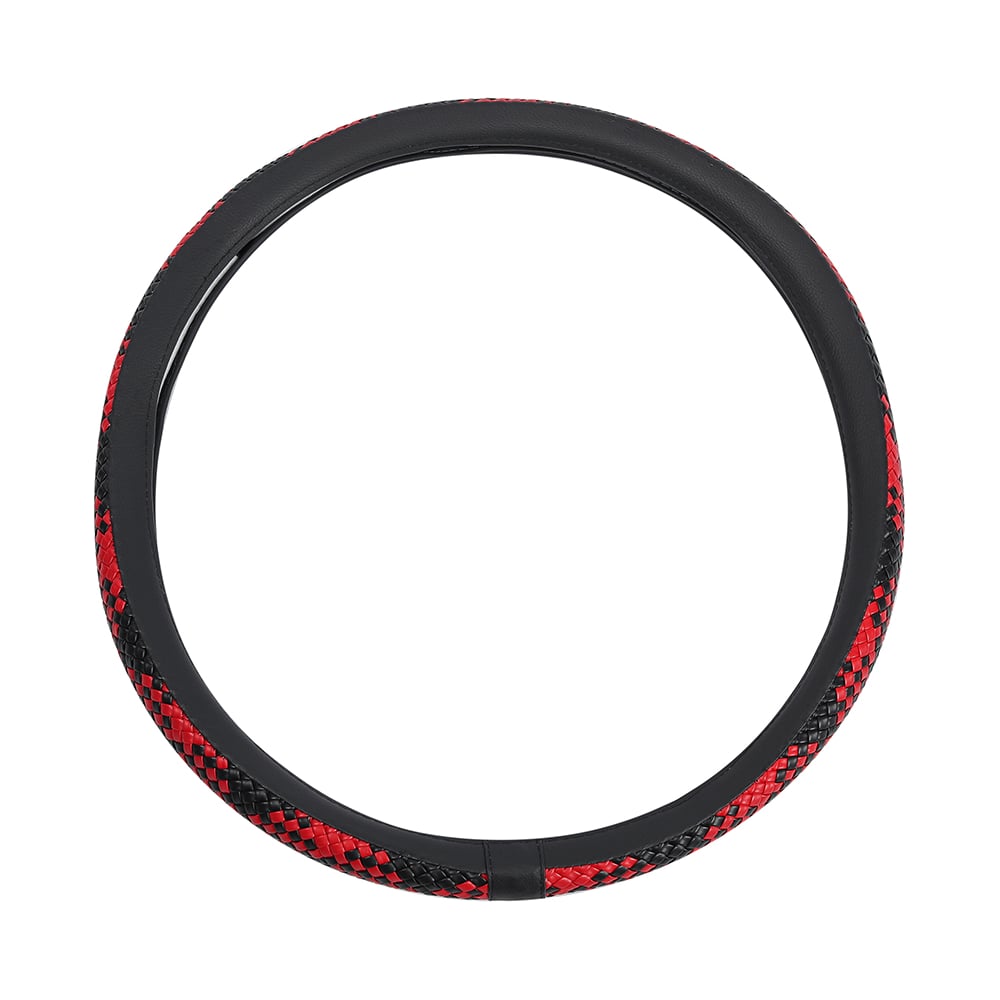 Изображение товара Оплетка на руль Крал 50 см черный/красный