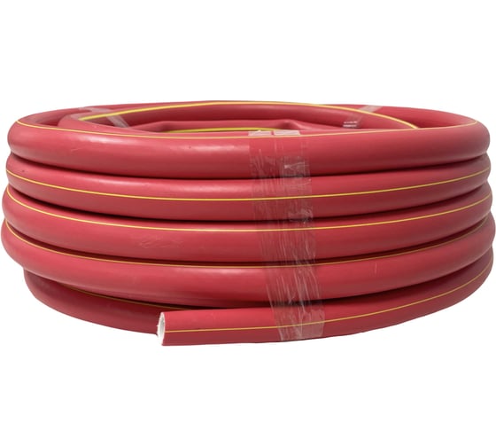 Изображение товара Шланг поливочный ООО "КОМЕД" 1", 20 м, красный с желтой полосой, TPE, Дивный сад К0059