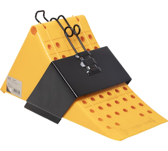 Изображение товара Упор противооткатный Крал с кронштейном длина 48 см шрина 20см высота 22см 6471