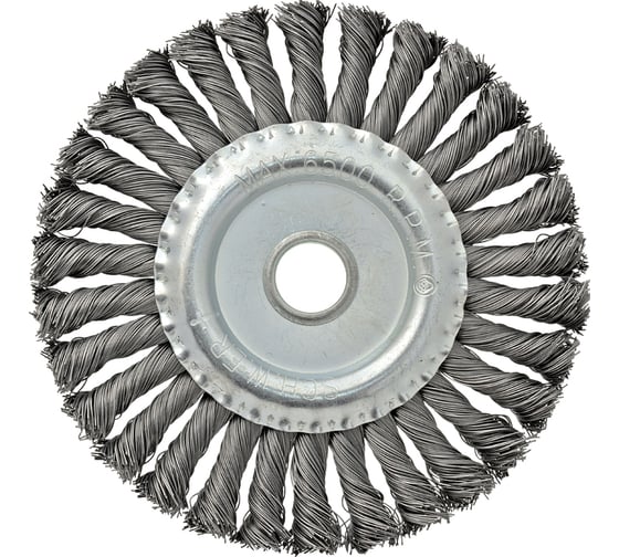 Изображение товара Щетка радиальная плоская (175 мм; крученая проволока 0.5 мм) для УШМ SCH.W.ERT 5605019