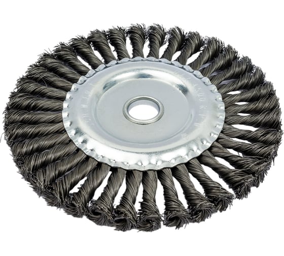Изображение товара Щетка радиальная плоская (200 мм; крученая проволока 0.5 мм) для УШМ SCH.W.ERT 4001020