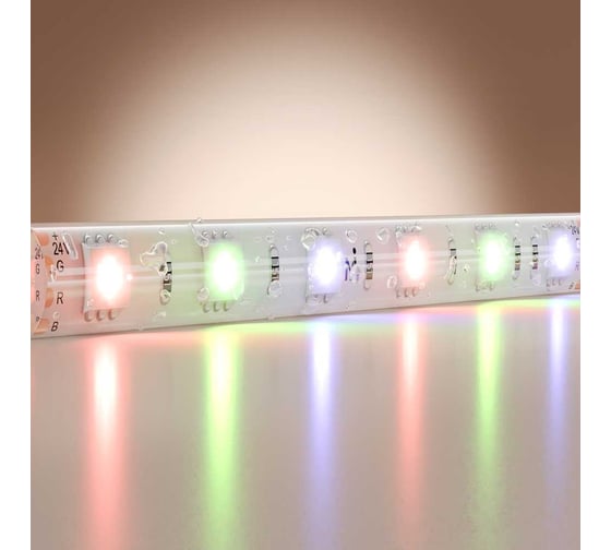 Изображение товара Светодиодная лента Maytoni 24В 5050 14,4Вт/м RGB 5м IP 65 201198