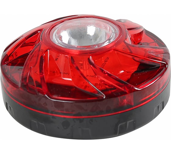 Изображение товара Маяк фонарик Крал на батарейке, красный, 8 положение 4212