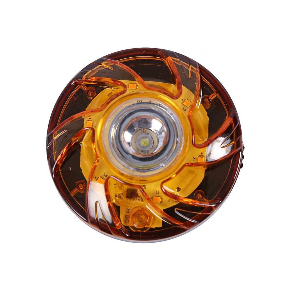 Изображение товара Маяк фонарик Крал на батарейке 8 положений желтый светодиод