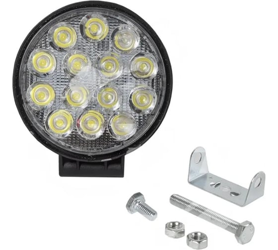 Изображение товара Фара Крал противотуманная универсальная 10-30V 35мм 48W 3W*14PCS/EpistarLEDs ,6500K±500K 3832