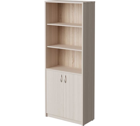 Изображение товара Шкаф полуоткрытый Альянс мебель ALTERNATIVA 770x370x2000, А-310 Ясень шимо светлый