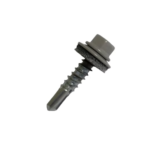 Изображение товара Саморез кровельный ООО ПКФ Сварком 5,5x25 RAL 7004 (серый светл) (уп/70шт.) k00015187