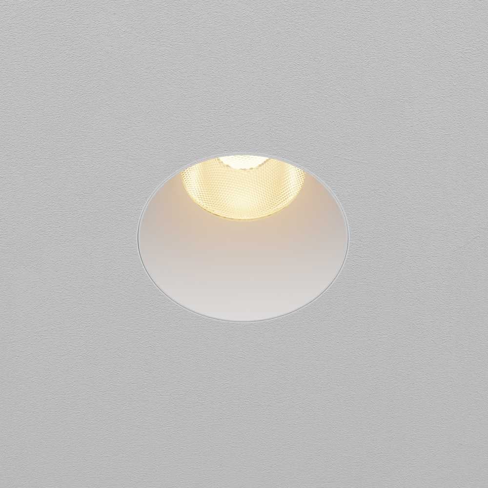 Изображение товара Встраиваемый светильник Maytoni DL122-15W-2.7K-TRS-W с теплым белым светом для натяжных потолков