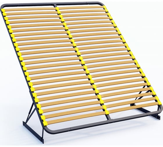 Изображение товара Ортопедическое основание ЭЛИМЕТ 2000х1800, узкая ламель, механизм подъема, газлифты 1000N БП-00001620