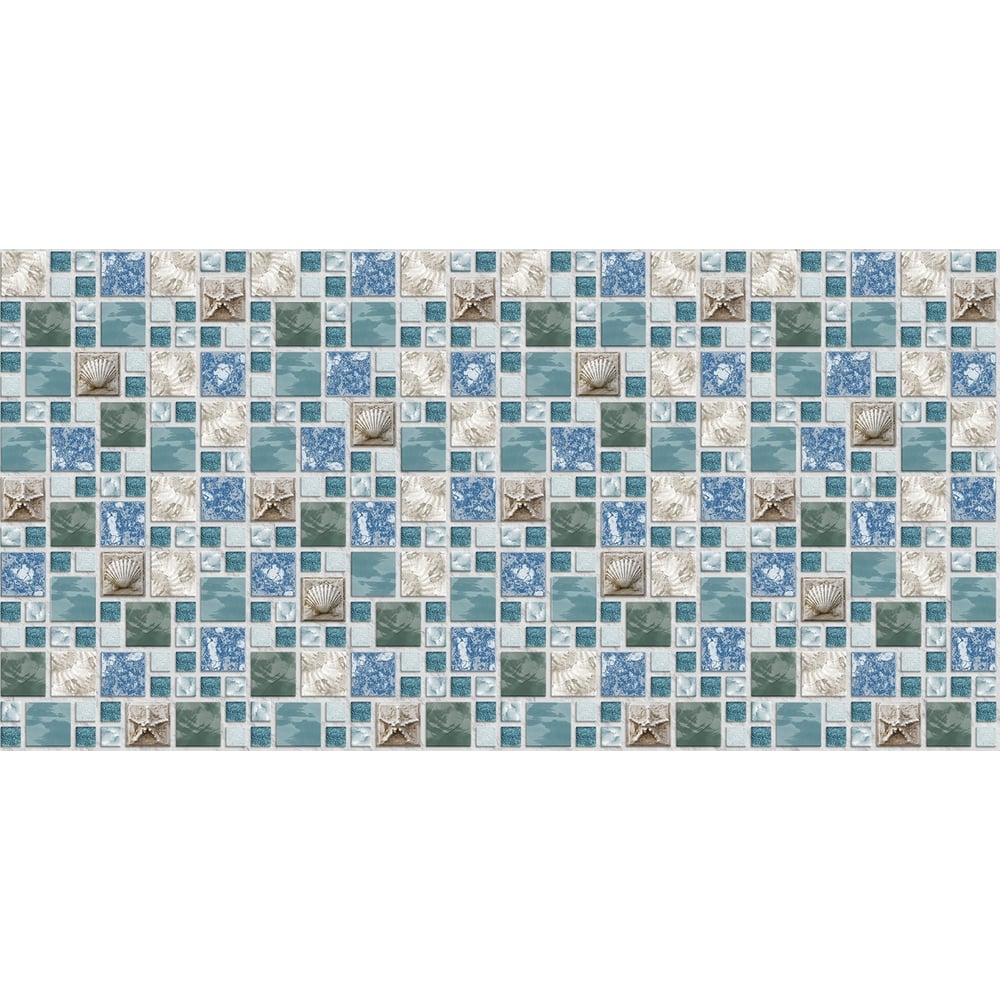 Панель ПВХ мозаика морской Бриз 955*480