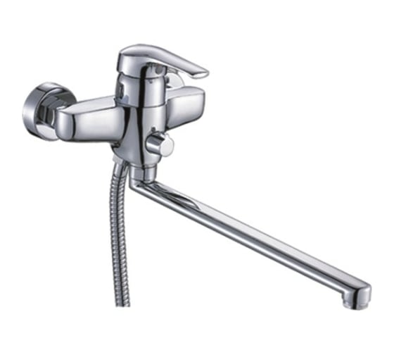 Изображение товара Универсальный смеситель Potato с плоским прямым изливом с переключателем душа P2213