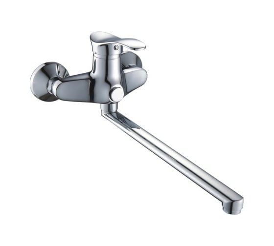 Изображение товара Универсальный смеситель Potato с плоским прямым изливом и переключателем для душа P2201B