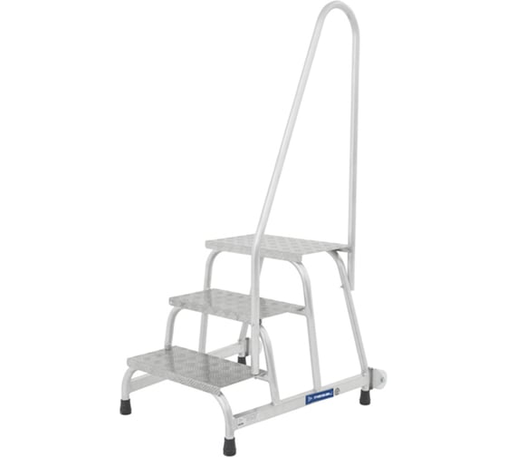 Изображение товара Передвижная монтажная подставка MEGAL (тип 1) 3 ступени с одним поручнем 050603