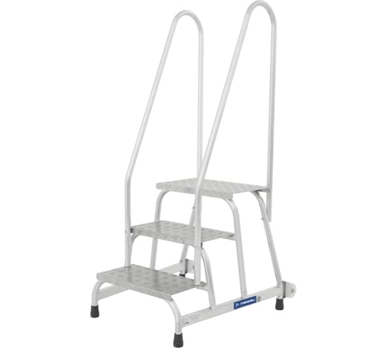 Изображение товара Передвижная монтажная подставка MEGAL (тип 1) 3 ступени с двумя поручнями 050703