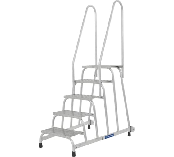 Изображение товара Передвижная монтажная подставка MEGAL (тип 1) 5 ступеней с двумя поручнями 050705