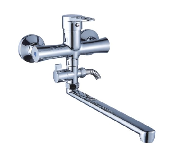 Изображение товара Универсальный смеситель Potato с плоским прямым изливом и переключателем для душа P21270