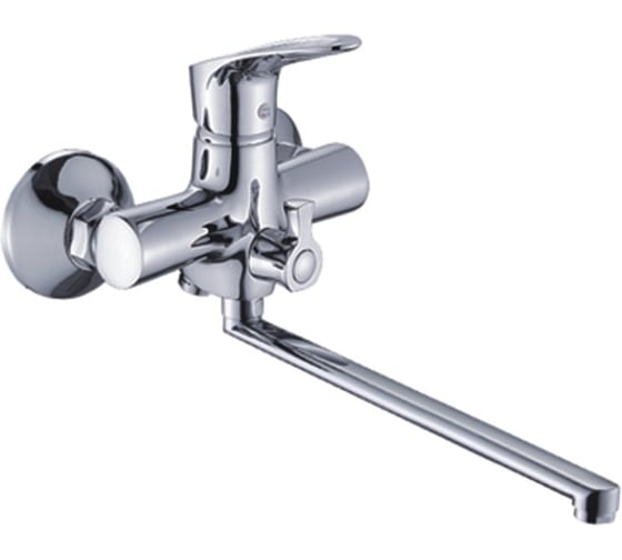 Изображение товара Универсальный смеситель Potato с прямым и плоским изливом и переключателем для душа P22221