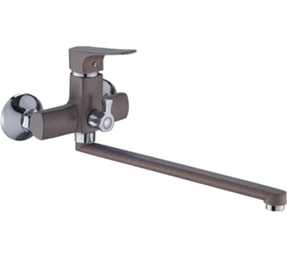 Изображение товара Универсальный смеситель Potato с прямым плоским изливом и переключателем для душа P22222-15