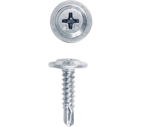 Изображение товара Саморез НАКРЕПКО с прессшайбой, со сверлом, 4,2х25, 400 шт. 401004