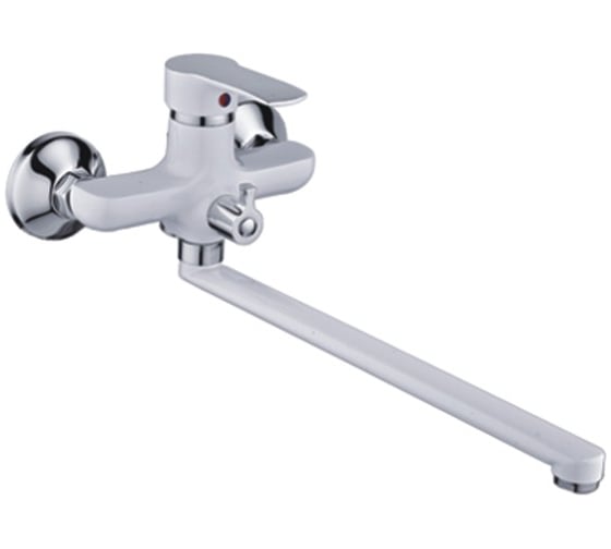 Изображение товара Универсальный смеситель Potato с плоским прямым изливом и переключателем для душа P22237-7