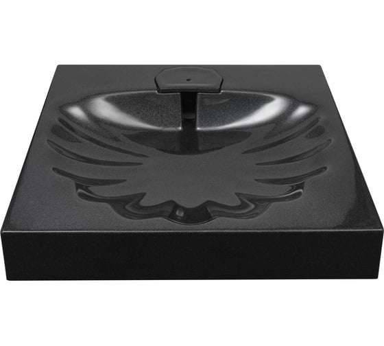 Изображение товара Раковина над стиральной машиной Stella Polar Ариадна 60x55, черный металлик SP-00001673