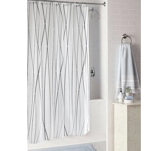 Изображение товара Шторы для ванной Potato P8857