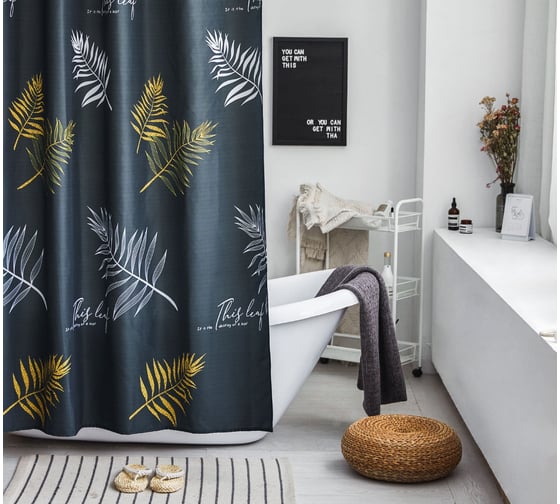 Изображение товара Шторы для ванной Potato P8827