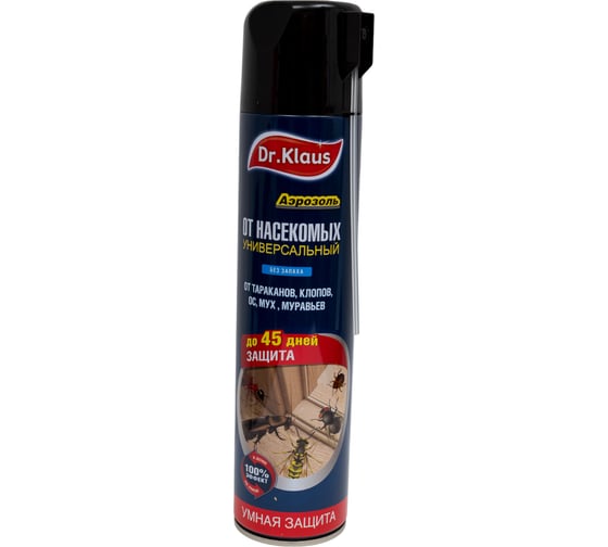 Изображение товара Аэрозоль от тараканов, муравьев, мух, ос Dr.Klaus УНИВЕРСАЛЬНЫЙ 600 мл DK06250031