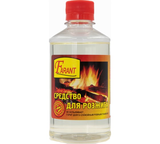 Изображение товара Парафиновое средство для розжига Farant 300 мл f-06