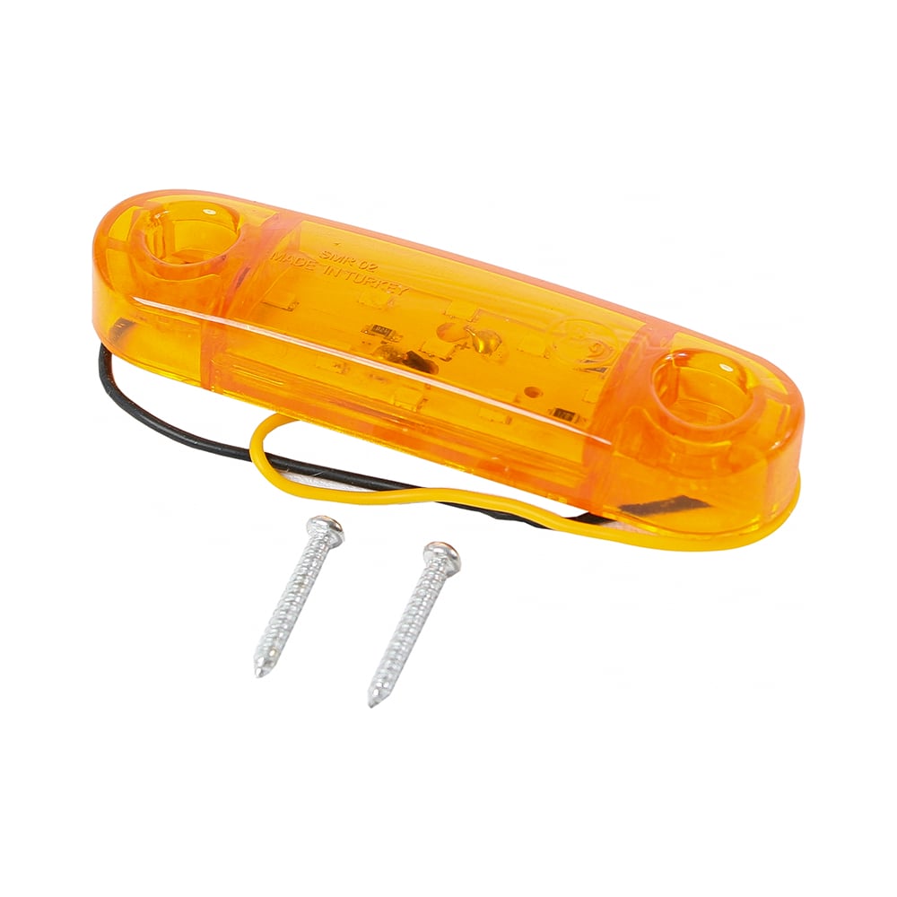 Изображение товара Габаритный габаритный фонарь Крал 9 диодный 4364 LED желтый для автомобилей 12-24V