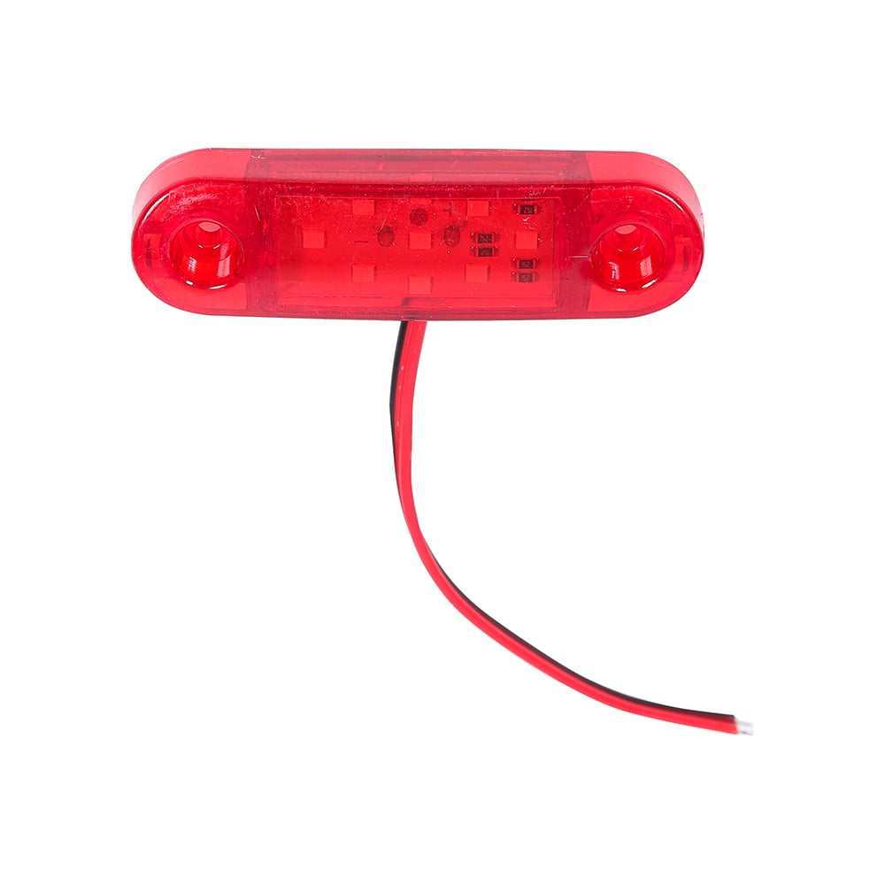 Изображение товара Габаритный автомобильный фонарь Крал 9 диодов 4364 LED красный 12-24V короткий