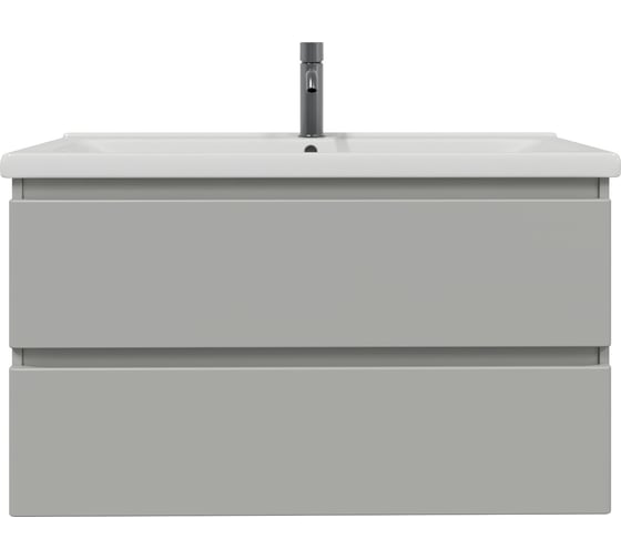 Изображение товара Тумба без раковины RUVANN STELLO 100 в ванную подвесная, грей Т.STELLO-GR.П-100П