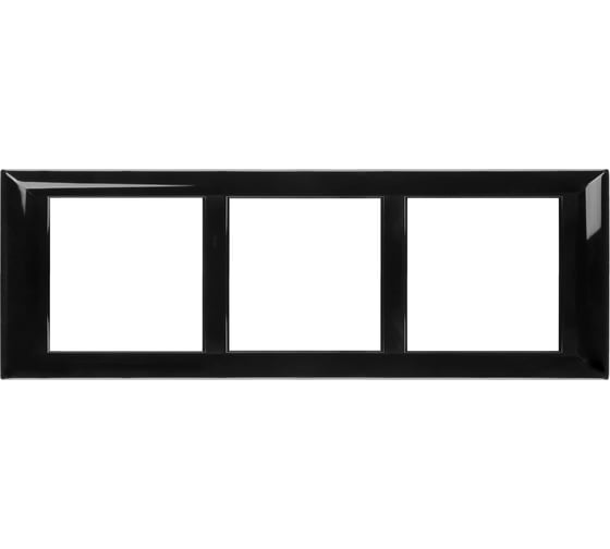 Изображение товара Рамка-суппорт DKC 6 модуля Avanti для In-liner Front черная 4402916